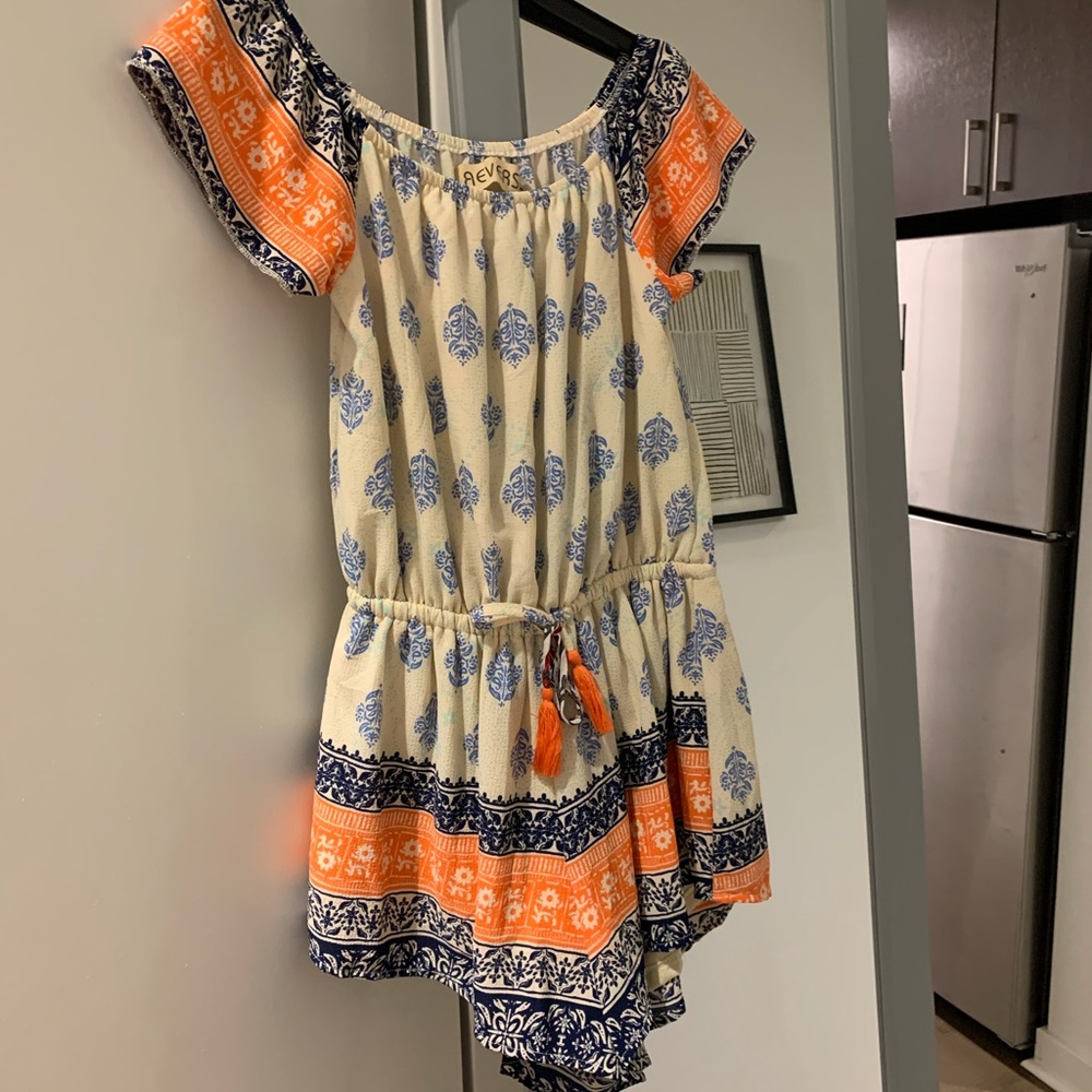 Mura Boutique OTS pattered romper - Picture 8 of 9